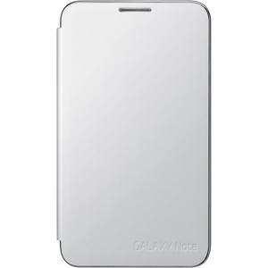 Samsung EFC-1E1CWEGSTA Carrying Case (Flip) for Smartphone - White - Felt, Suede