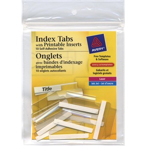 Self-Adhesive Index Tabs - Click Image to Close