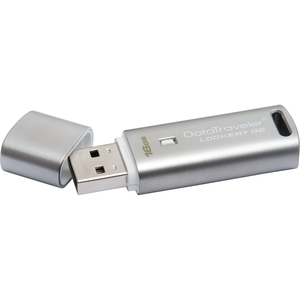 Kingston DTLPG2/16GB 16GB USB 2.0 DT LOCKER+ G2 W/AUTOMATIC Data Security Flash Drive