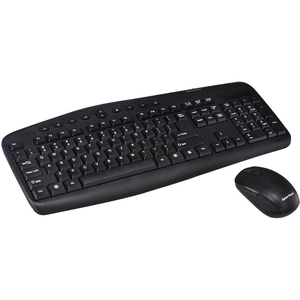 Gear Head 2.4 GHz Wireless Desktop with Optical Mouse - USB Wireless RF Keyboard - Black - USB Wireless RF Mouse - Optical - Scroll Wheel - Black