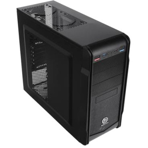 Thermaltake Versa I ATX Mid Tower Case Black 3X5.25 1X3.5 5X3.5INT Front USB3.0 Audio No PSU