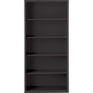 5 Shelf Black Fortress Series Bookcases