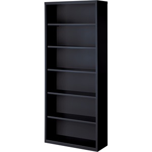 6 Shelf Black Fortress Series Bookcases