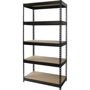 72"x36"x16" 5-Shelf Riveted Steel Shelving - Click Image to Close