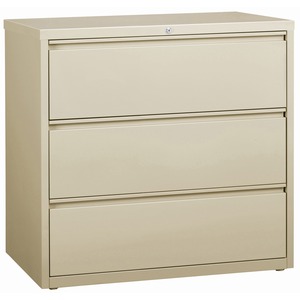 3-Drawer 42"x18"x40" Putty Lateral Files