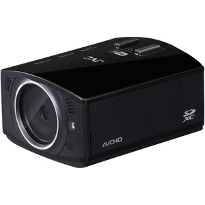 JVC GV-LS1 Digital Camcorder - CMOS - Full HD - H.264/MPEG-4 AVC - 4x Digital Zoom - Electronic (IS) - Full HD - Secure Digital (SD) Card, Secure Digital High Capacity (SDHC) Card, Secure Digital Extended Capacity (SDXC) - Memory Card