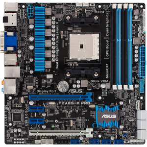 Asus F2A85-M PRO Desktop Motherboard - AMD A85X Chipset - Socket FM2 - Micro ATX - 1 x Processor Support - 64 GB DDR3 SDRAM Maximum RAM - CrossFireX Support - Serial ATA/600 RAID Supported Controller - CPU Dependent Video - 2 x PCIe x16 Slot - 4 x USB 3.0