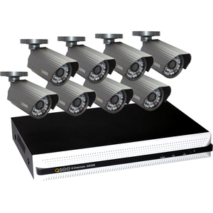 Q-see 8 Channel DVR | Real-time | D1 Resolution |1 Terabyte HDD - 8 x Camera, Digital Video Recorder - H.264 Formats - 1 TB Hard Drive