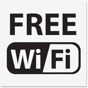 Free Wi-Fi Window Sign