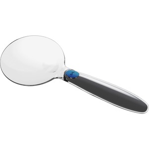 Rimless LED Round Magnifier - Click Image to Close