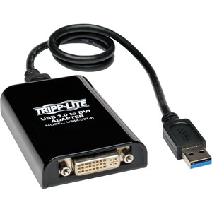 Tripp Lite by Eaton USB 3.0 SuperSpeed to VGA-DVI Adapter 512MB SDRAM - 2048x1152,1080p
