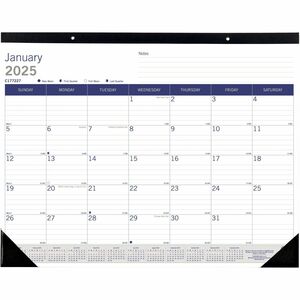 DuraGlobe Monthly Desk Pad - Click Image to Close