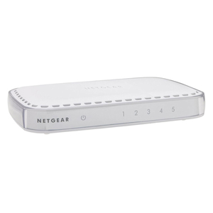 Netgear GS605 5-Port Gigabit Ethernet Switch - 5 x 10/100/1000Base-T