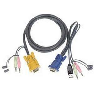 Aten KVM USB Cable with Audio - 5.9ft
