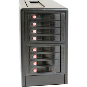 CRU RTX RTX800-XJ DAS Array - 8 x HDD Installed - 24 TB Installed HDD Capacity - RAID Supported - 8 x Total Bays - Mini-SAS Tower