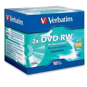 Verbatim Dvd Rewritable Media