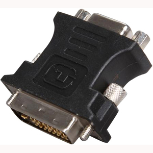 Rosewill RA-VGA-DVI-D 25pin (24+1) DVI-D Male to 15pin VGA Female Adapter - 1 Pack - 1 x DVI-D Male Digital Video - 1 x HD-15 Female VGA - Black