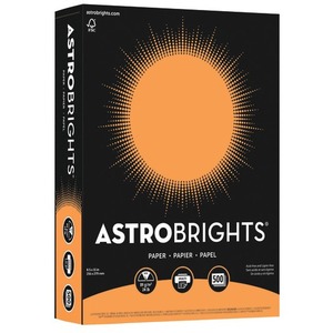 8-1/2"x11" Astrobrights Cosmic Orange