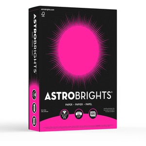 8-1/2"x11" Astrobrights Fireball Fuschia