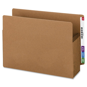 End Tab 100% Recycled File Pocket 73621 - Click Image to Close
