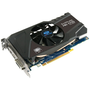 Sapphire Radeon HD 7770 OC 1GHz 1GB 4.5GBPS GDDR5 DVI-I/HDMI/DP PCI-E Video Card