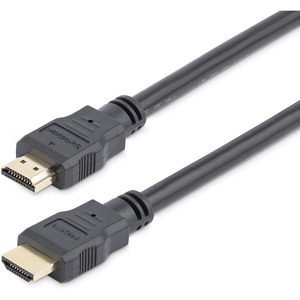 StarTech.com 1ft/30cm HDMI Cable, 4K High Speed HDMI Cable with Ethernet, Ultra HD 4K 30Hz Video, HDMI 1.4 Cable, HDMI Monitor Cord, Black