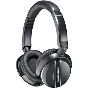 Audio-Technica ATH-ANC27x QuietPoint Active Noise-Cancelling Headphones - Stereo - Sub-mini phone - Wired - 33 Ohm - 20 Hz 20 kHz - Over-the-head - Binaural - Circumaural - 3.94 ft Cable