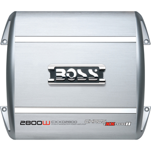 Boss Chaos Exxtreme II CXXD2800 Car Amplifier - 2800 W PMPO - 1 Channel - Class D - 100 dB SNR - 0% THD - 15 Hz to 150 Hz - MOSFET Power Supply - 1 x 1.20 kW @ 4 Ohm