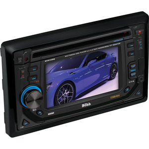 Boss BV9158B Car DVD Player - 4.5" Touchscreen LCD - 320 W RMS - Double DIN - DVD Video, Video CD, MP4, MPEG - AM, FM - Secure Digital (SD), MultiMediaCard (MMC) - Bluetooth - Auxiliary InputiPod/iPhone Compatible - In-dash