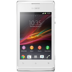 Sony Mobile Xperia E C1504 Smartphone - Wi-Fi - 3G - Bar - White - SIM-free - Android 4.1 Jelly Bean - 3.5" LCD 480 x 320 - Touchscreen - Multi-touch Screen - 3.2 Megapixel Camera - Quad Band GPS Reciever - Bluetooth - USB - 6.30 Hour Talk Time