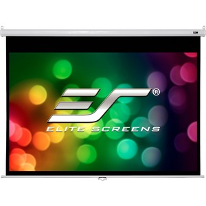 Elite Screens SRM M100XWH2-SRM Projection Screen - Manual - 49" x 87" - MaxWhite - 100" Diagonal - 16:9 - Ceiling Mount, Wall Mount