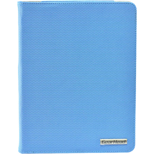 Gear Head Slim FS4200BLU Carrying Case (Portfolio) for iPad - Blue Honeycomb