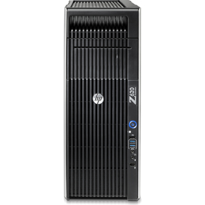 HP Z620 D3J90UT Convertible Mini-tower Workstation Intel Xeon E5-1650 3.2GHz - 4 GB RAM - 500 GB HDD - DVD-Writer - Genuine Windows 7 Professional 64-bit