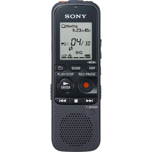 Sony ICD PX333 Digital Voice Recorder - 4 GB Flash Memory - LCD - Portable