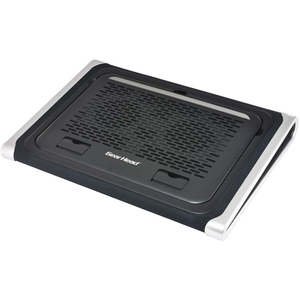Gear Head Neoprene Laptop Cooling Wedge w/ Built-in Stand - 2 Fan(s) - Neoprene - Cable Manager