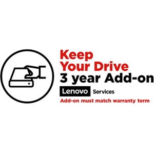 Lenovo Keep Your Drive (Add-On) - 3 Year - Service - On-site - Maintenance - Parts & Labor - Physical