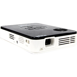 AAXA Technologies Pico DLP Projector - 16:9 - 640 x 480 - VGA - 1,000:1 - 55 lm - HDMI - USB - VGA In - microSD Card - Built-in - Media Player - 6 W - Glossy White, Gloss Black Color