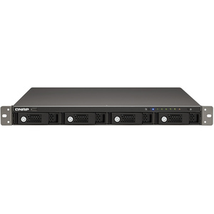 QNAP High-performance 4-bay NAS Server for SMBs - Marvell 6282 1.60 GHz - 4 x USB Ports