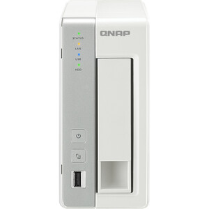 QNAP All-in-one single-bay NAS for Home & SOHO - Marvell 1.60 GHz - 3 x USB Ports - Yes