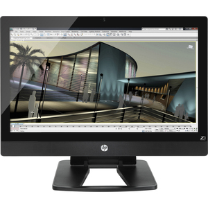 HP D3J70UT All-in-One Workstation - 1 x Intel Xeon 3.40 GHz - 4 GB RAM - 1 TB HDD - DVD-Writer - Intel HD P4000, NVIDIA Quadro 1000M Graphics - Genuine Windows 7 Professional 64-bit 27" Display