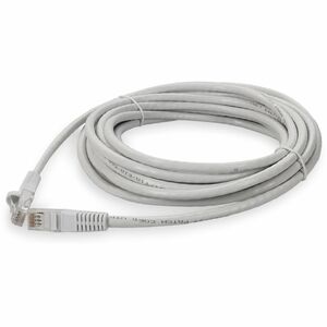 AddOn - Network Upgrades 30ft White Molded Snagless Cat6A - Category 6a for Network Device - 30 ft - 1 x RJ-45 Male Network - 1 x RJ-45 Male Network - White