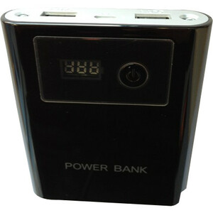 4XEM Smart Phone External Power Charger Black