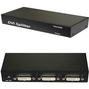 4XEM 2-Port DVI Video Splitter 2560X1600 - 350 MHz