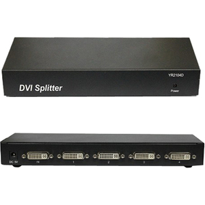 4XEM 4-Port DVI Video Splitter 1900X1200 - 350 MHz