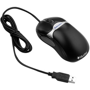 Fellowes Optical Mouse With Microban Protection - Optical - USB - 5 x Button - Silver