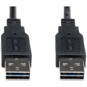 Tripp Lite by Eaton Universal Reversible USB 2.0 Cable (Reversible A to Reversible A M/M) 3 ft. (0.91 m)
