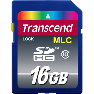 Transcend Industrial 16 GB Class 10 SDHC - 20 MB/s Read - 16 MB/s Write - 2 Year Warranty