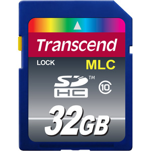 Transcend Industrial 32 GB Class 10 SDHC - 20 MB/s Read - 16 MB/s Write - 2 Year Warranty