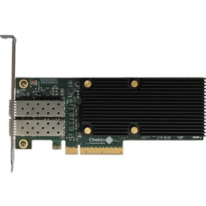 Chelsio 2-port Low Latency Low Profile 1/10GbE UWire Adapter with PCI-E x8 Gen 3, SFP+ connector