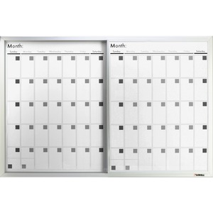 Magnetic Dry-Erase Calendar Board